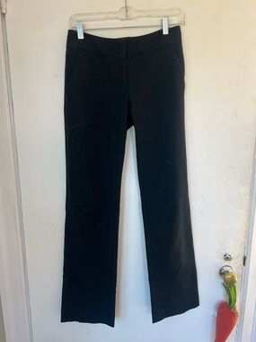 Black Straight Leg Trousers